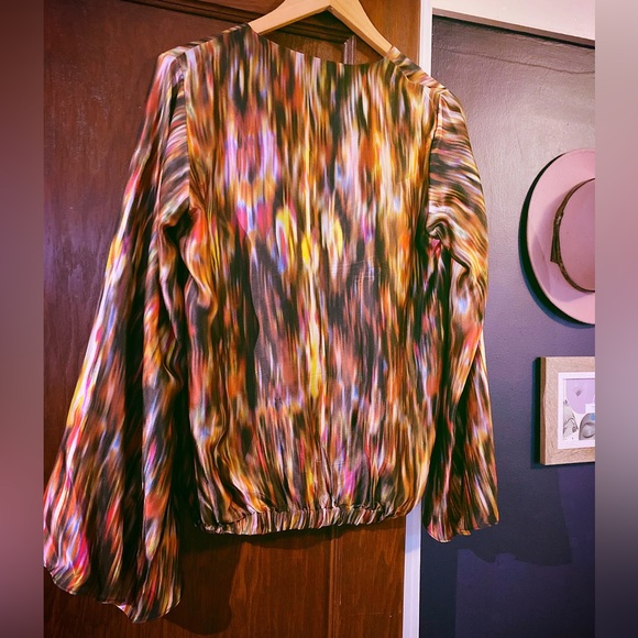 NWOT: ALEXIS Silk Boho Blouse (Retail $595) - Picture 7 of 7